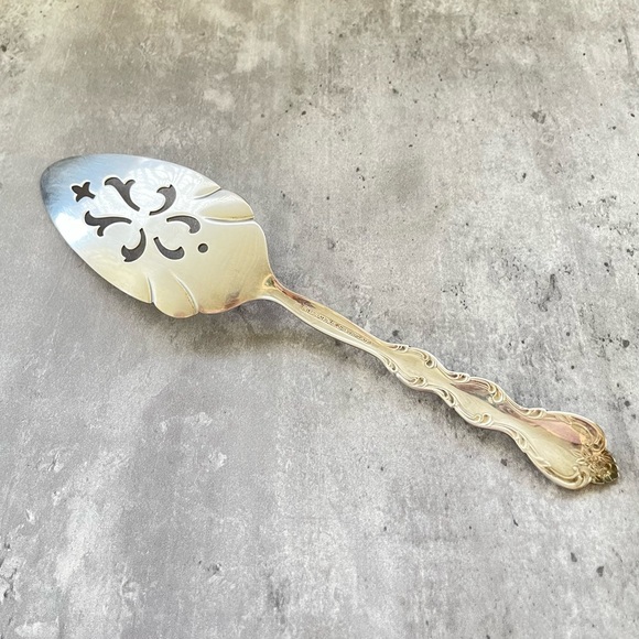 Vtg International Silverplate Flatware Pie Cake Server Interlude c1971 - Picture 4 of 6